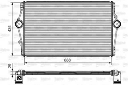 Intercooler, volvo s60 i, s80 i, v70 ii, 8671694