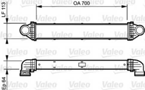 Intercooler, mercedes-benz a-klass [w169], b-klass sports tourer [w245], 1695000000, 1695000900, A1695000000, A1695000900