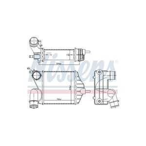 Intercooler, fiat idea, idea van, lancia musa, 46831804