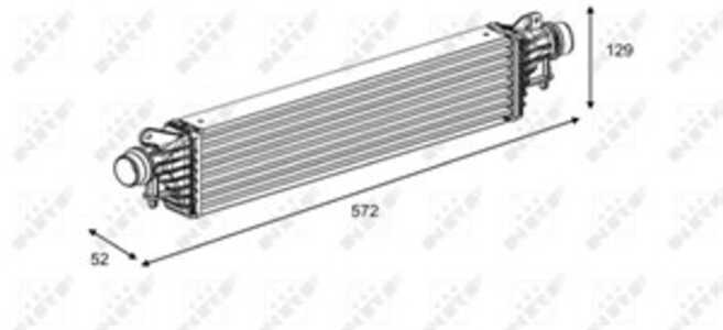 Intercooler, opel adam, corsa e, corsa e skåp/halvkombi, 1302311, 1302314, 13440202, 13440203, 13472371