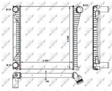 Intercooler, land rover range rover iii, LR022738