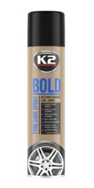 K2 Bold Tyre car spray 600ml, Universal