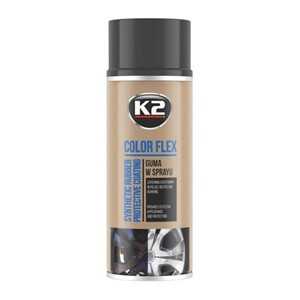 K2 Color Flex Black Matt gummi sprayfärg, Universal