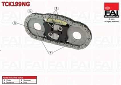 Kamkedjesats, Cylindriskt huvud, fiat,iveco, 504288857