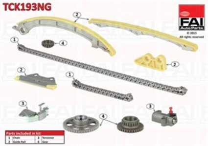 Kamkedjesats, Nedre, Upptill, honda accord viii, accord coupé ix, accord kombi viii, cr-v iv, 13441-R40-A01, 14401-R40-A01