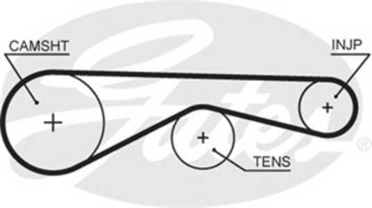 Kamrem, land rover discovery iii, discovery iv, discovery van iii, range rover sport i, 7H2Q6K288DA, LR004708