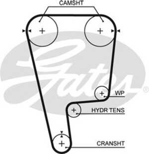 Kamrem, honda accord vi, prelude iv, prelude v, 14400-P13-004