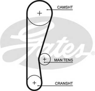 Kamrem, honda acty, acty flak/chassi, 14400371004, 14400371014, 14400-679-003, 14400-679-004, 14400-679-014