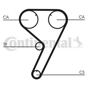 Kamrem, alfa romeo 164, fiat croma, tempra, tempra s.w., tipo, lancia dedra, dedra sw, delta i, delta ii, prisma, thema, 535612