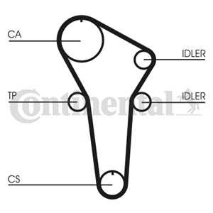 Kamrem, mazda 323 f v, 323 p v, 323 s v, Z50112205