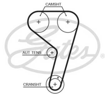 Kamrem, ford, 1760650, CM5G6K288CA, CM5Z6268A