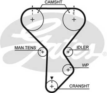 Kamrem, kia,mazda, 0K954-12-205, FE3N-12-205, FE3N-12-2059A