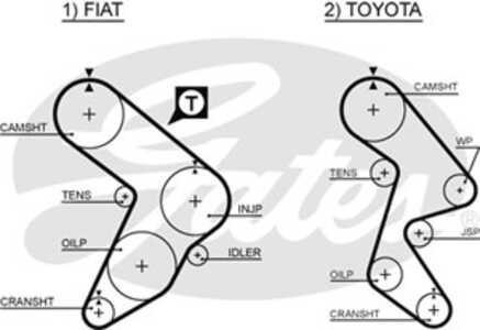 Kamrem, fiat regata, regata weekend, toyota camry, camry kombi, camry liftback, camry sedan, carina iv, carina sedan iv, corona