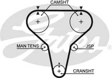 Kamrem, mazda 323 iii, 323 hatchback iii, B660-12-205A, B660-12-205B, B660-12-205C, B6Y1-12-SFO