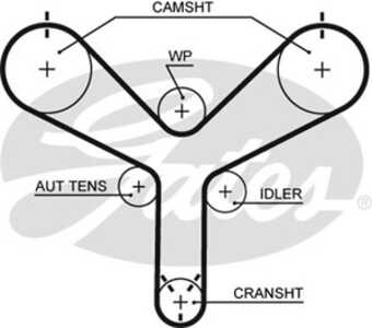 Kamrem, lexus gs, gx, ls, lx, sc cabriolet, toyota 4 runner iv, celsior, land cruiser 100, land cruiser 200, sequoia, tundra pi