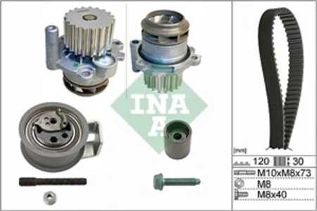 Kamremskit med vattenpump, audi a2, seat arosa, skoda fabia i, fabia combi i, fabia sedan i, vw lupo i, polo, 038 109 119 L, 03