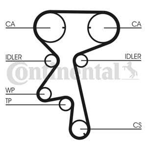 Kamremskit med vattenpump, opel,vauxhall