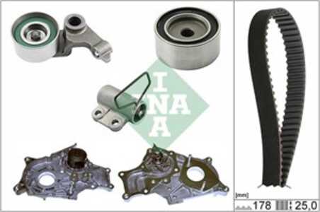 Kamremskit med vattenpump, toyota avensis, avensis kombi, avensis sedan, corolla, corolla kombi, corolla sedan, corolla verso, 