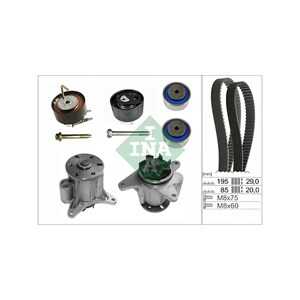 Kamremskit med vattenpump, jaguar s-type ii, xf i, xj, land rover discovery iii, discovery iv, discovery van iii, range rover s