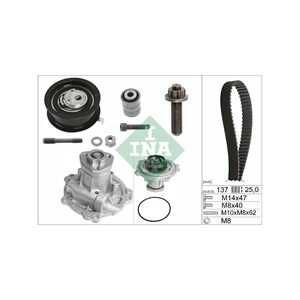 Kamremskit med vattenpump, audi a4 b5, a4 b5 avant, a6 c5, a6 c5 avant, vw passat b5, passat b5 variant, 028 109 119 AA, 028 10