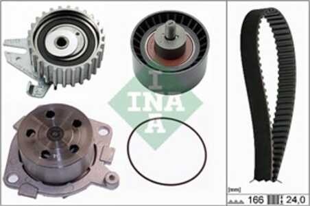 Kamremskit med vattenpump, alfa romeo 145, 146, 155, 156, 156 sportwagon, fiat barchetta, punto, stilo, stilo multi wagon, 5519