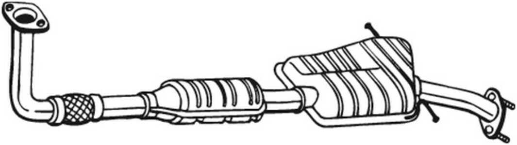 Katalysator, Fram, hyundai santa fé i, santa fé skåp/suv i, 2861026401