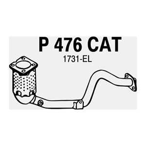 Katalysator, peugeot 307, 307 break, 307 sw, 1731-HQ, 1731-HR, 1731-P8, 1731-P9, 1731-T4, 1731-T5, 1731-T7, 1731-T8