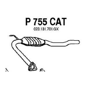 Katalysator, vw transporter t4 buss, transporter t4 flak/chassi, transporter t4 skåp, 023131701F, 023131701G