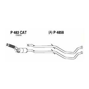 Katalysator, peugeot 407, 407 sw, 1705-SS