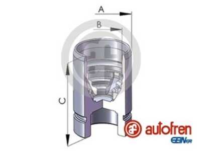 Kolv, bromsok, Bakaxel, daihatsu,ford usa,mazda,suzuki, 5589062G00