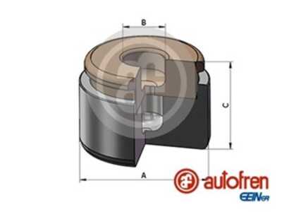 Kolv, bromsok, Framaxel, mercedes-benz, 0114219198, 0114219598, 114219298, 114219698, A0114219198, A0114219598