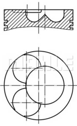 Kolv, Cylinder 3, Cylinder 4, audi,seat,skoda,vw