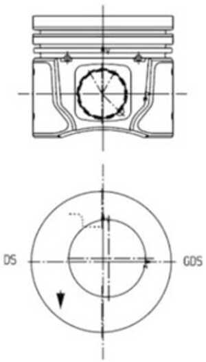 Kolv, ford c-max, focus ii, focus c-max, focus sedan ii, focus turnier ii, 1364105, 5M5Q-6102-AA