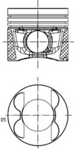 Kolv, mercedes-benz, 642 030 14 18, A 642 030 12 17, A 642 030 14 18