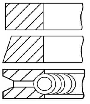 Kolvringar, kit, seat arosa, cordoba, ibiza ii, skoda fabia i, vw lupo i, polo, polo iii, polo playa, 030198151D