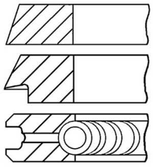 Kolvringar, kit, audi,seat,vw, 026198151A, 037198151