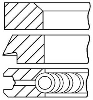 Kolvringar, kit, audi,seat,vw, 026198151A, 026198151B