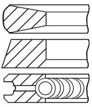 Kolvringar, kit, citroën,fiat,ford,lancia,peugeot,suzuki,volvo, 0640P1, 0640P2, 0640Q8, 9569148880