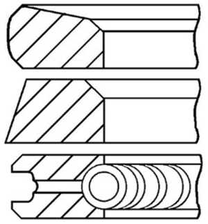 Kolvringar, kit, ford transit buss, transit flak/chassi, transit skåp, transit tourneo buss, ldv convoy buss, 1039378, 1039384