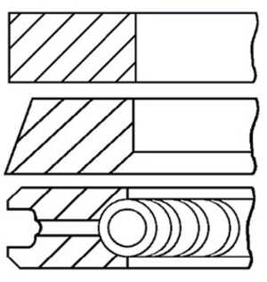 Kolvringar, kit, audi,mitsubishi,seat,skoda,vw, 038107301A, 03G198151, 03G198151B, 03G198151D, 046107311E, 077107321C