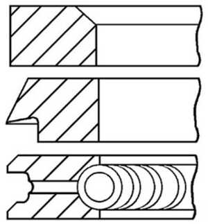 Kolvringar, kit, fiat,lancia,seat, 1900501, 1900525, 1900526, 1900527, 1901501, 5881501, 5882521, 5882522, 5888521, 5890975, 58