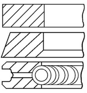 Kolvringar, kit, audi,seat,skoda,vw, 03L198151A