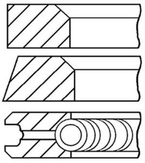 Kolvringar, kit, daewoo,mercedes-benz,ssangyong, A0020302624, A0020305224