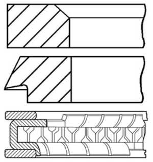 Kolvringar, kit, ford,mazda, 6165200, 6165298, 89BM6148DA, 95BM6148AA