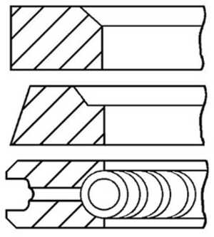 Kolvringar, kit, hyundai,kia, 23040-2A900