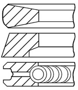 Kolvringar, kit, fiat,iveco,opel, 99482118