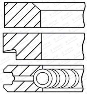 Kolvringar, kit, audi,seat,skoda,vw, 06D198151B