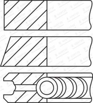 Kolvringar, kit, opel,vauxhall, 55595504, 630248