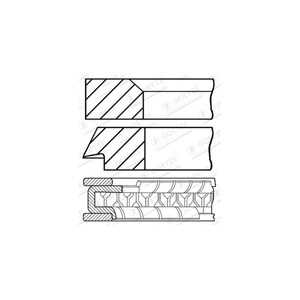 Kolvringar, kit, vw california t4 camper, transporter t4 buss, transporter t4 flak/chassi, transporter t4 skåp, 044107301, 0441