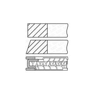 Kolvringar, kit, audi,seat,skoda,vw, 04E 198 151 K